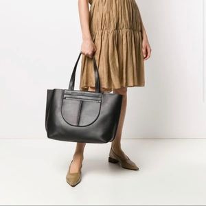 NTW Black Leather Tote